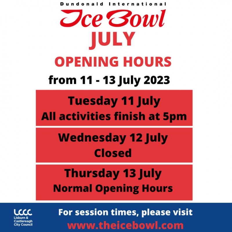 July Bank Holiday Opening Hours