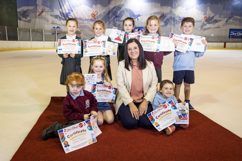 Young Artists Help Dundonald International Ice Bowl mark 40th Birthday Milestone
